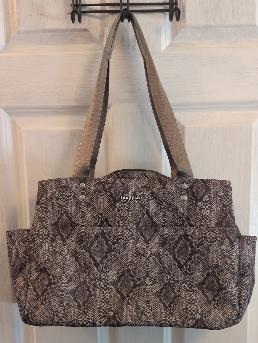 Baggallini Snake-Print The Only Bag